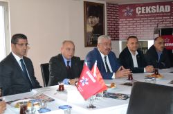 MHP Milletvekillerinden ÇEKSİAD'a Ziyaret 