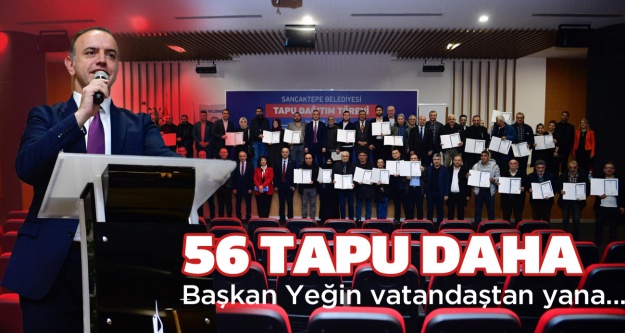 Başkan Yeğin vatandaştan yana..