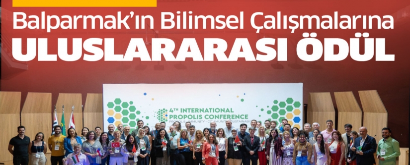 Balparmak’ın Propolis konusundaki bilimsel çalışmalarına uluslararası ödül!