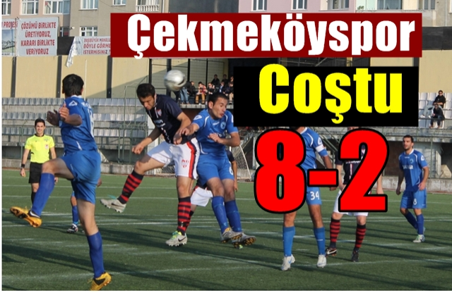 Çekmeköyspor Coçtu 8-2 fark attı