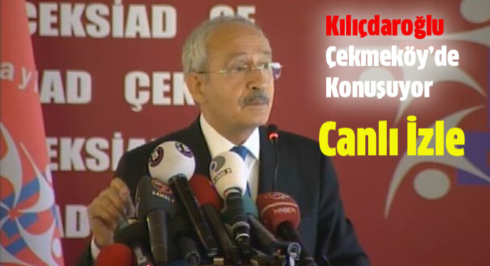 Kılıçdaroğlu ÇEKSİAD'da konuşuyor.CANLI