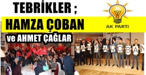 Tebrikler ; Hamza Çoban ve Ahmet Çağlar