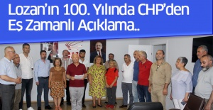 Lozan’ın 100. Yılında Chp’den Eşzamanlı Açıklama..