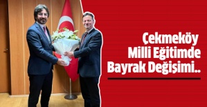 Çekmeköy Milli Eğitimde Bayrak Değişimi..