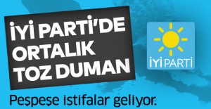 Peşpeşe istifalar yaşanan İYİ Parti’de ortalık toz duman!..