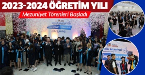 2023-2024 Öğretim Yılı Mezuniyet Törenleri Başladı