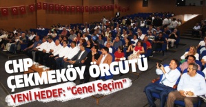 CHP Çekmeköy Örgütü, yeni hedef genel seçimi gösterdi..