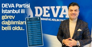 DEVA Partisi İstanbul İlinde Görev Dağılımları Belli Oldu..