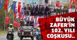 Yurdun dört bir yanında Büyük Zafer'in 102. yılı coşkusu..