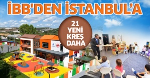 İBB#039;DEN İSTANBULA 21 YENİ...