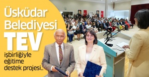 Üsküdar Belediyesi, TEV işbirliğiyle eğitime destek projesi..