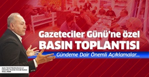 Gazeteciler Günü'ne Özel Basın Toplantıs