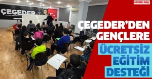 ÇEGEDER’den Gençlere Ücretsiz Eğitim Desteği