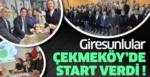 Giresunlular Çekmeköy’de start verdi!