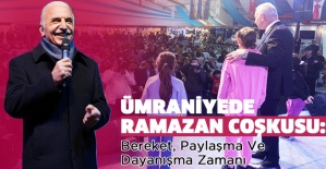 ÜMRANİYE’DE RAMAZAN COŞKUSU: BEREKET, PAYLAŞMA VE DAYANIŞMA ZAMANI!