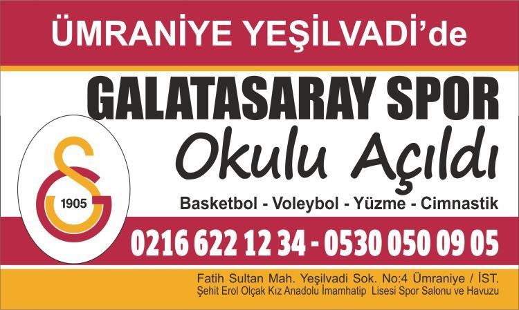 Ümraniye Galatasaray Basketbol Okulu,Sancaktepe Galatasaray Basketbol Okulu, Ataşehir Galatasaray Basketbol Okulu, Ümraniye Yüzme Okulu, Ümraniye Jimnastik Okulu, Ümraniye Voleybol, Ümraniye Spor Okulu,Ümraniye Basketbol Okulu