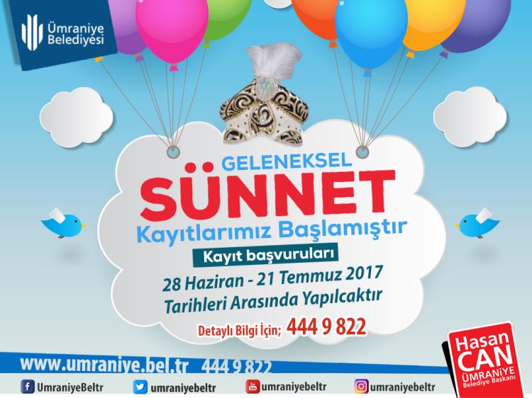 Ümraniye Belediyesi Geleneksel Sünnet Kayıtları Başladı	